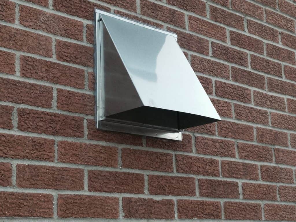 kitchen exhaust fan ducting options wall to outside